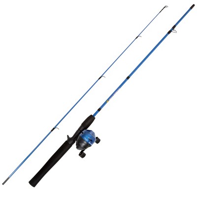 Leisure Sports Swarm Series Beginner Spincast Fishing Rod and Reel Combo - Blue