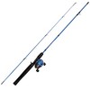 Leisure Sports Swarm Series Beginner Spincast Fishing Rod and Reel Combo - Blue - 2 of 4