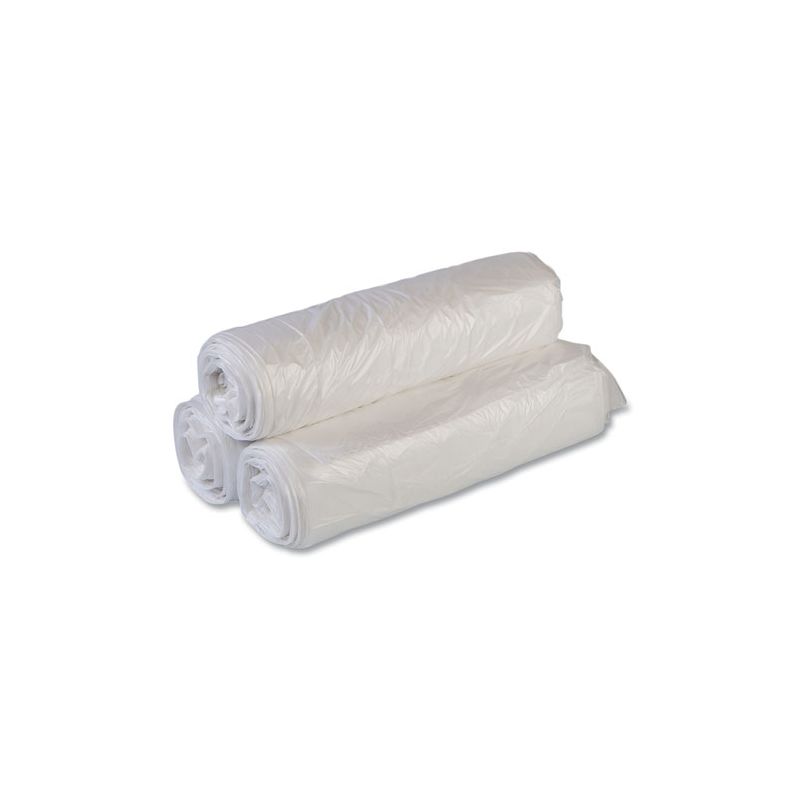 Inteplast Group Low-Density Commercial Can Liners, 60 gal, 1.15 mil, 38" x 58", Clear, 20 Bags/Roll, 5 Rolls/Carton, 4 of 6
