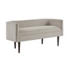 NicBex Accent Nailhead Trim Ottoman Bench with Back & Flared Arms,Upholstered Bedroom Bench Shoe Bench for Living Room,Bedside - 2 of 4