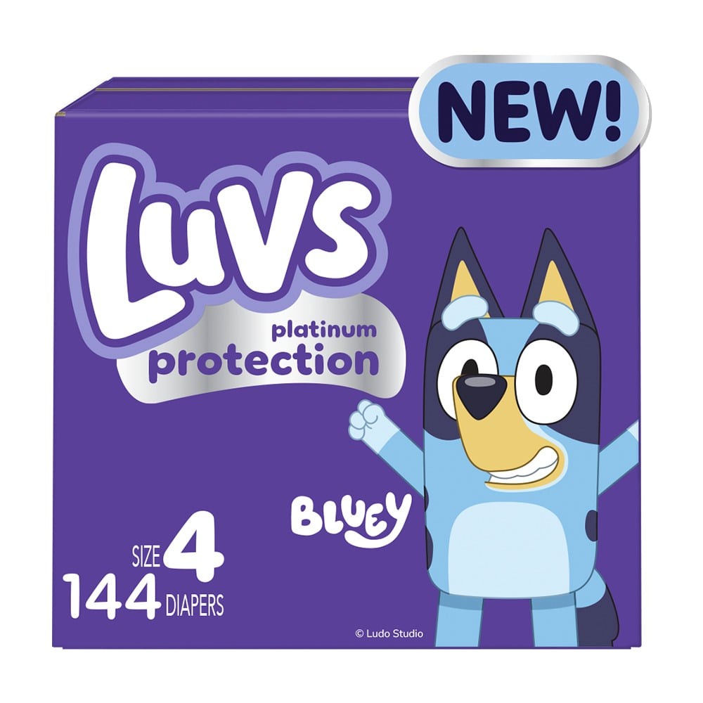 Luvs Pro Level Leak Protection Diapers Giant Pack - Size 4 - 144ct