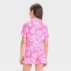 Girls' Minnie Mouse Gauze Cabana Top - Pink - 2 of 3
