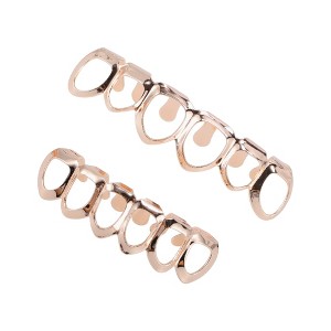 Unique Bargains Hip Hop Fake Grills 1 Set - 1 of 4