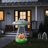 6' Alien Ship and Jack Airblown Inflatable Halloween Decoration Gray - Hyde and EEK! Boutique™ - 2 of 4