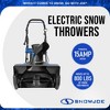 Snow Joe Corded Electric Snow Blower, 15-Amp Motor, 21" Clearing Path - Single-Stage Walk-Behind Thrower w/ 20 Feet Throwing Distance & LED Light for - 4 of 4