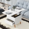 Modern Multifunctional Extendable Coffee Table With Storage Space And Lift Top - ModernLuxe - image 2 of 4