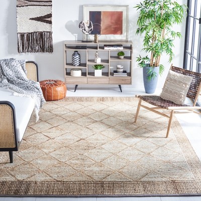 Handmade Beige Wool Flat Woven 8' x 10' Area Rug
