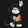 Girl's Disney Mickey Tie Dye Pants Portrait T-Shirt - 2 of 4