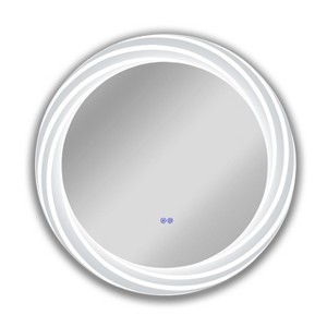 Chloe Lighting LUMINOSITY Back Lit Round TouchScreen LED Mirror 3 Color - 1 of 3