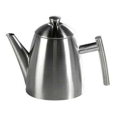 Frieling Primo Teapot w/ infuser, brushed finish, 34 fl. Oz., Stainless steel