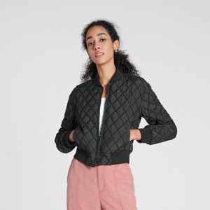 Women's Quilted Bomber Jacket - Wild Fable™ - 1 of 4