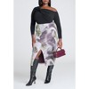 ELOQUII Women's Plus Size Shoulder-Twist Drape Top - 4 of 4