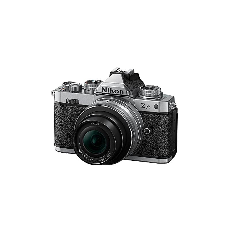 Nikon Z fc DX-Format Mirrorless Camera Body w/NIKKOR Z DX 16-50mm f/3.5-6.3 VR - Silver (International Model), 3 of 5