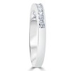 Pompeii3 3/8ct Princess Cut Diamond Wedding Anniversary Ring 14K White Gold - 2 of 4