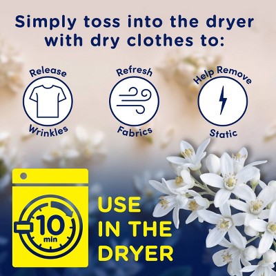 Downy Refresh Fabric Sheets - White Neroli - 30ct