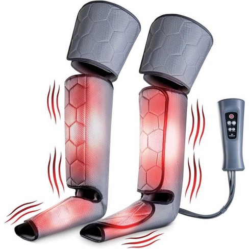 Leg Massager For Circulation With Heat Compression For Relaxation Calf,  Thigh Massager Reliefs Pain - Medicalkingusa : Target