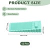 Unique Bargains TPR Anti-Slip Trapezoidal Design Door Stopper 12 Pcs - 2 of 4
