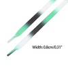 INSPIRE CHIC Three Colors Gradient Flat Shoe Laces for Sneakers 1 Pair - 3 of 4