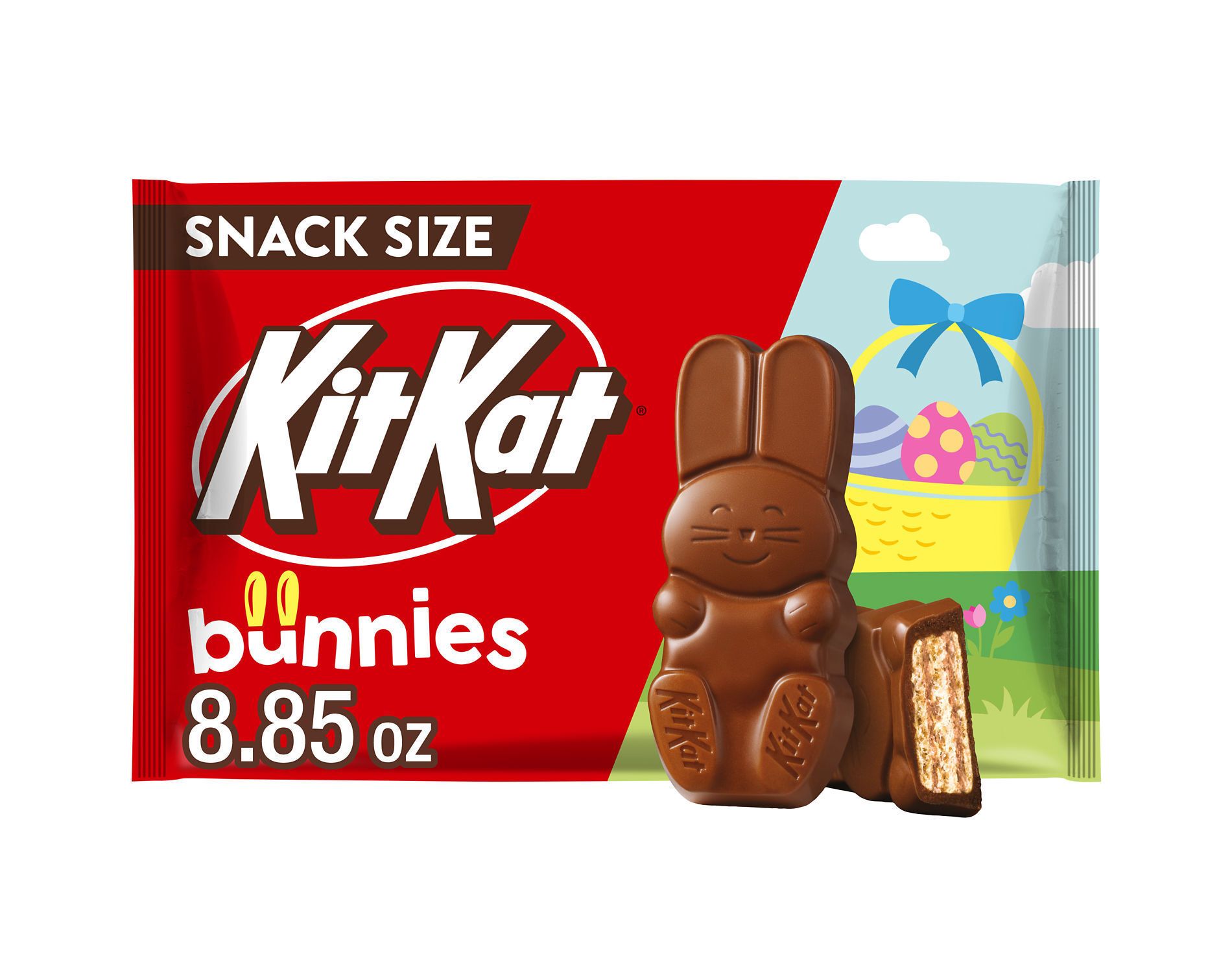 Kit Kat Crisp Wafers Milk Chocolate Easter Bunny Candies - 8.85oz