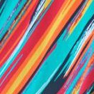 yellow painterly stripes