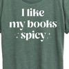 Women's - Instant Message - I Like My Books Spicy Short Sleeve Graphic T-Shirt - 2 of 4