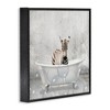 Stupell Industries Baby Zebra Bath Time, 24" x 24" - 3 of 4