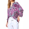 Women's Lizzy 3/4 Sleeve Wrinkle Free Tunic Top - Dear Scarlett - 3 of 4