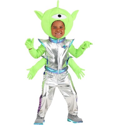 Halloweencostumes.com Medium Oversized Alien Costume For Kids, Black/green  : Target