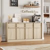 Sideboard Buffet Cabinet with 2 Drawers, 31.5" Large Coffee Cabinet with Storage, Modern Storage Buffet Table for Kitchen Dining Room(2 Doors) - 4 of 4