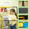 NAYSAYE Trampoline Kids Indoor Outdoor Trampoline with Basketball Hoop and Safety Net for Active Fun, Yellow, 55.00"*55.00"*55.00" - 4 of 4
