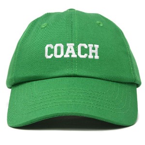 Dalix Coach Embroidered Sports League Baseball Cap Adjustable Dad Hat Mens - 1 of 4