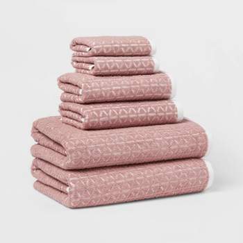 6pc Boho Bath Towels and Washcloths Set - Threshold™