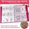 Ultimate Jewelry Organization: 300-Pocket Travel Book with 50 Zippered Pouches for Secure Storage - 4 of 4
