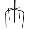 Alpine Corporation Patriotic Triple Spinning Kinetic Stake Iron Decorative Garden Stake Bronze - 2 of 3