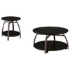 Starrett 2-Piece Round Coffee Table Set ¨C Bold and Contemporary for Living Room - 2 of 4