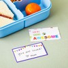 Infinite Curiosity 60-Pack Motivational Lunch Box Notes for Kids, Single-Sided Inspirational Cards in 30 Designs, 2x3.5 in - 2 of 4