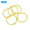 Unique Bargains Metal Anti-Rust Round Binder Rings for Key Chain Scrapbooks 10 Pcs - 3 of 4
