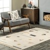 Nuloom Reine Geometric Symbols Tasseled Indoor Area Rug, 5' x 8', Ivory - 2 of 4