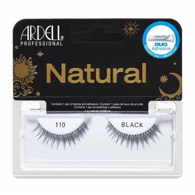 Ardell Natural 110 False Eyelashes - Black - 1pr