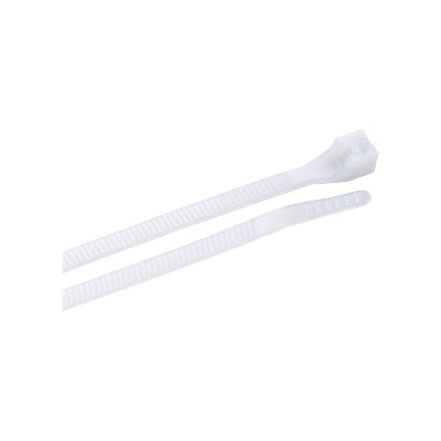GB Cable Ties 8" 75 lb White 1000/Pack 46308MN