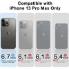 BONGEEK Designed for iPhone 13 Pro Max Case, Silicone Shockproof Slim Thin Phone Case with Camera Lens Protector for iPhone 13 Pro Max -Black - 2 of 4