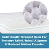 NicBex 9 Inch Medium Tight-Top Hybrid Aloe Vera Foam Encased Mattress for a Cool Sleep,Fiberglass Free,White+Green - 4 of 4