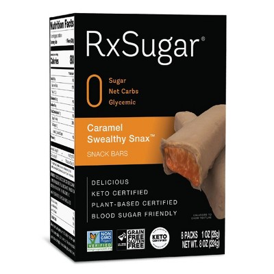 RxSugar Caramel Swealthy Cookies Snax - 8oz