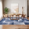 Coolmee Modern Area Rug Geometric Patchwork Rugs for Living Room, Bedroom, Machine Washable Rug Soft Non Slip Non Shedding Area Rug - 4 of 4