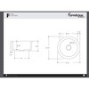 Fine Fixtures Round Fireclay Sink - image 3 of 3