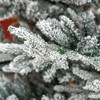 FURNIinspire Artificial Trees Indoor Snow Flocked Christmas Tree With Realistic Branches For Holiday Party, Christmas Decor, Green, 61"*61"*94.5" - 4 of 4
