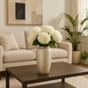 Ceramic Vase That Elevates Home Decor - Elegant Textured Vase for Living Room, Bedroom, Office, or Table Decor - Modern Accent Vase - 2 of 4