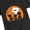 Girls' - Peanuts - Trick Or Treat Silhouettes Fitted Short Sleeve Graphic T-Shirt - 2 of 4