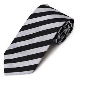Men's College 1/2" Stripes Colored Woven Slim Neck Tie - 1 of 3