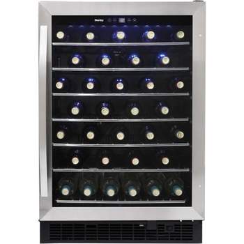 Danby DWC057A1BSS 60 Bottle Built-in Wine Cooler in Black Stainless Steel
